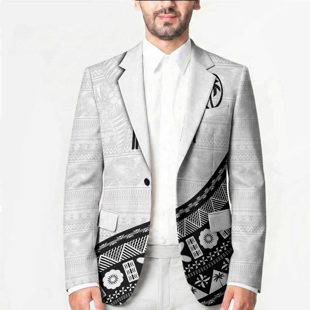 Custom Fijian Rugby Blazer Tapa Pattern and Palm Tree Tribal LT03 - Polynesian Pride