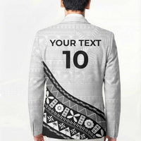 Custom Fijian Rugby Blazer Tapa Pattern and Palm Tree Tribal LT03 - Polynesian Pride