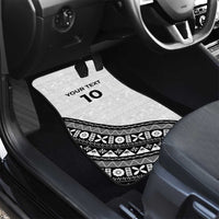 Custom Fijian Rugby Car Mats Tapa Pattern and Palm Tree Tribal LT03 - Polynesian Pride