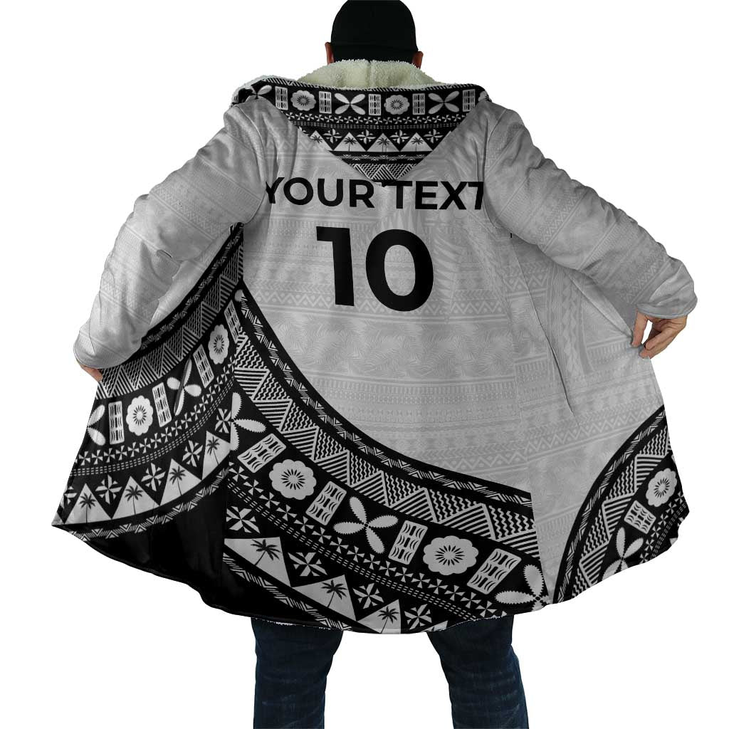Custom Fijian Rugby Cloak Tapa Pattern and Palm Tree Tribal LT03 - Polynesian Pride