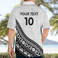 Custom Fijian Rugby Hawaiian Shirt Tapa Pattern and Palm Tree Tribal LT03 - Polynesian Pride