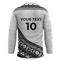 Custom Fijian Rugby Hockey Jersey Tapa Pattern and Palm Tree Tribal LT03 - Polynesian Pride