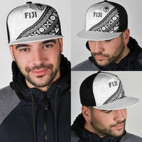 Fijian Rugby Mesh Trucker Cap Tapa Pattern and Palm Tree Tribal LT03 - Polynesian Pride