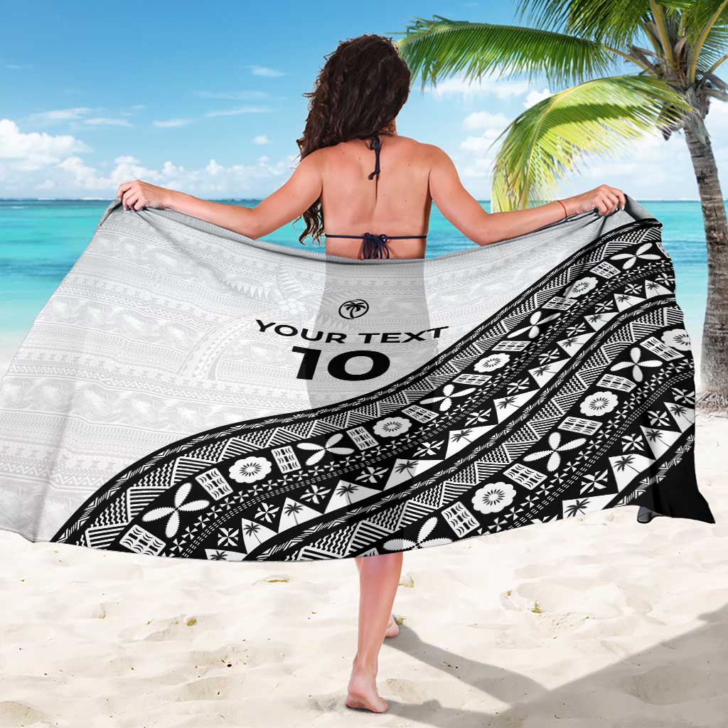 Custom Fijian Rugby Sarong Tapa Pattern and Palm Tree Tribal LT03 - Polynesian Pride