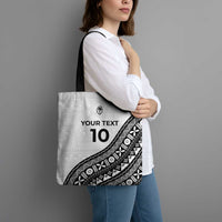 Custom Fijian Rugby Tote Bag Tapa Pattern and Palm Tree Tribal LT03 - Polynesian Pride