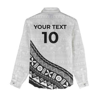 Custom Fijian Rugby Women Casual Shirt Tapa Pattern and Palm Tree Tribal LT03 - Polynesian Pride