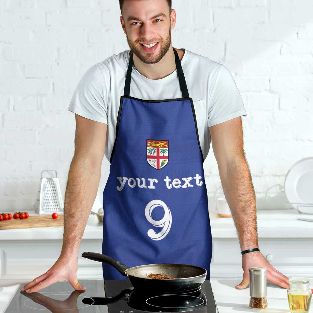 Custom Fijian Football Apron Tapa Pattern and Shark Tribal LT03 - Polynesian Pride