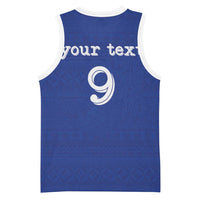Custom Fijian Football Basketball Jersey Tapa Pattern and Shark Tribal LT03 - Polynesian Pride