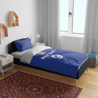 Custom Fijian Football Bedding Set Tapa Pattern and Shark Tribal LT03 - Polynesian Pride