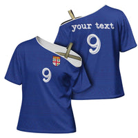 Custom Fijian Football Cross Shoulder Shirt Tapa Pattern and Shark Tribal LT03 - Polynesian Pride