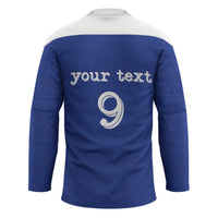 Custom Fijian Football Hockey Jersey Tapa Pattern and Shark Tribal LT03 - Polynesian Pride