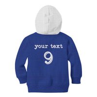 Custom Fijian Football Kid Hoodie Tapa Pattern and Shark Tribal LT03 - Polynesian Pride