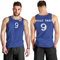 Custom Fijian Football Men Tank Top Tapa Pattern and Shark Tribal LT03 - Polynesian Pride