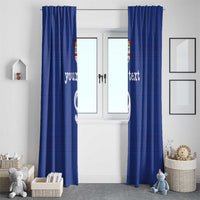Custom Fijian Football Window Curtain Tapa Pattern and Shark Tribal LT03 - Polynesian Pride