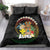 Aloha Hawaii Bedding Set Kanaka Maoli with Polynesian Spiral Plumeria