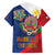 Philippines MassKara Family Matching Summer Maxi Dress and Hawaiian Shirt Filipino Carnival Mask and Polynesian Pattern