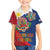 Philippines MassKara Family Matching Tank Maxi Dress and Hawaiian Shirt Filipino Carnival Mask and Polynesian Pattern