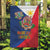 Philippines MassKara Garden Flag Filipino Carnival Mask and Polynesian Pattern