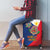 Philippines MassKara Luggage Cover Filipino Carnival Mask and Polynesian Pattern