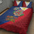 Philippines MassKara Quilt Bed Set Filipino Carnival Mask and Polynesian Pattern