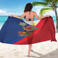 Philippines MassKara Sarong Filipino Carnival Mask and Polynesian Pattern