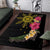 Hawaii and Philippines Together Area Rug Hibiscus Flower and Sun Badge Polynesian Pattern Coloful