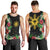 Tropical Hawaii and Philippines Men Tank Top Kanaka Maoli and Sun Badge Batok Tattoo Colorful