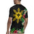 Tropical Hawaii and Philippines Rugby Jersey Kanaka Maoli and Sun Badge Batok Tattoo Colorful