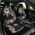 Tropical Hawaii and Philippines Car Seat Cover Kanaka Maoli and Sun Badge Batok Tattoo Grayscale