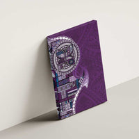 Samoan Siapo Art Tattoo Polynesian Pattern Canvas Wall Art Purple Color LT03 - Polynesian Pride