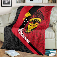 Papua New Guinea Mask Festival Blanket Papua Niugini Tribe Mask Melanesian Pattern LT03 - Polynesian Pride