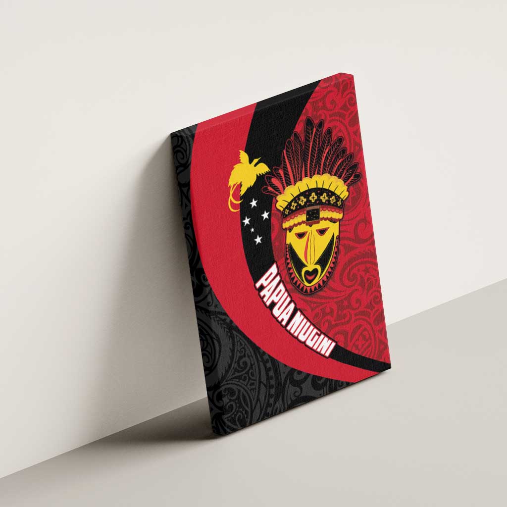Papua New Guinea Mask Festival Canvas Wall Art Papua Niugini Tribe Mask Melanesian Pattern LT03 - Polynesian Pride