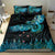 New Zealand Kea Bird Bedding Set Maori Tattoo and Silver Fern Paua Shell Style