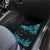 New Zealand Kea Bird Car Mats Maori Tattoo and Silver Fern Paua Shell Style