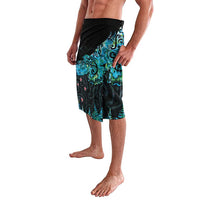 New Zealand Kea Bird Lavalava Maori Tattoo and Silver Fern Paua Shell Style LT03 - Polynesian Pride