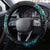 New Zealand Kea Bird Steering Wheel Cover Maori Tattoo and Silver Fern Paua Shell Style