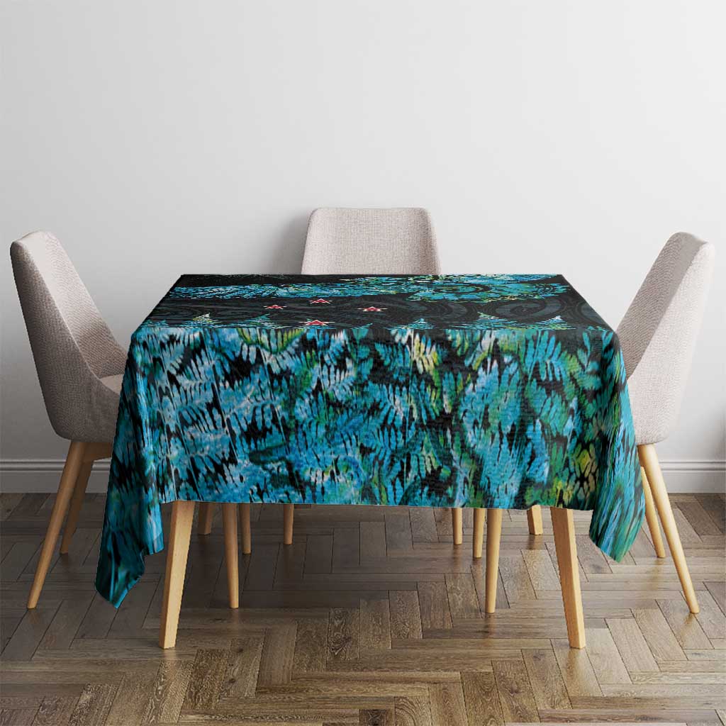 New Zealand Kea Bird Tablecloth Maori Tattoo and Silver Fern Paua Shell Style LT03 - Polynesian Pride