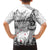 New Zealand Kea Bird Family Matching Long Sleeve Bodycon Dress and Hawaiian Shirt Maori Tattoo and Silver Fern White Color