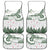 New Zealand Kea Bird Car Mats Maori Tattoo and Silver Fern Green Color