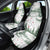 New Zealand Kea Bird Car Seat Cover Maori Tattoo and Silver Fern Green Color