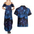 New Zealand Kea Bird Couples Matching Summer Maxi Dress and Hawaiian Shirt Maori Tattoo and Silver Fern Matariki Style