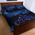 New Zealand Kea Bird Quilt Bed Set Maori Tattoo and Silver Fern Matariki Style