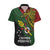 Custom Papua New Guinea Chimbu Province Hawaiian Shirt PNG Birds Of Paradise Polynesian Arty Style LT03 Green - Polynesian Pride