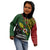 Custom Papua New Guinea Chimbu Province Kid Hoodie PNG Birds Of Paradise Polynesian Arty Style LT03 - Polynesian Pride