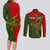 Custom Papua New Guinea Eastern Highlands Province Couples Matching Long Sleeve Bodycon Dress and Long Sleeve Button Shirts PNG Birds Of Paradise Polynesian Arty Style LT03 - Polynesian Pride