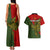 Custom Papua New Guinea Eastern Highlands Province Couples Matching Tank Maxi Dress and Hawaiian Shirt PNG Birds Of Paradise Polynesian Arty Style LT03 - Polynesian Pride