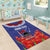 FAST Party Samoa Area Rug Ula Fala Teuila Polynesian Tapa Pattern