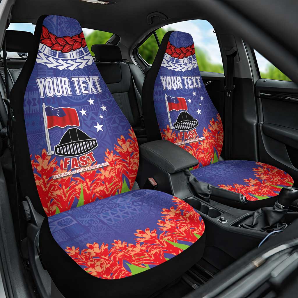 FAST Party Samoa Car Seat Cover Ula Fala Teuila Polynesian Tapa Pattern