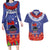 FAST Party Samoa Couples Matching Long Sleeve Bodycon Dress and Hawaiian Shirt Ula Fala Teuila Polynesian Tapa Pattern