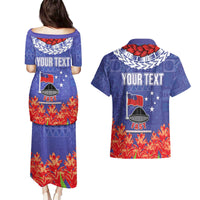 FAST Party Samoa Couples Matching Puletasi and Hawaiian Shirt Ula Fala Teuila Polynesian Tapa Pattern LT03 - Polynesian Pride